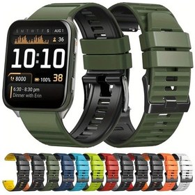 Resim Sunshine022 Garmin Venu X1 Asker Yeşili Siyah Akıllı Saat Kol Kayışı Spor Bileklik 