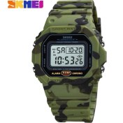 Resim Hanyang Yeşil Kamuflaj Izle Erkekler Için Dijital Elektronik Saat Plastik LED Pin Toka Öğrenci Açık Klasik Darbeye Dayanıklı Spor Kare Relogio Masculino (Yurt Dışından) 