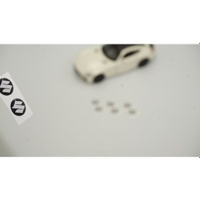 Resim Suzuki Logo Jant Torpido Direksiyon 9Mm Damla Sticker Logo Seti 