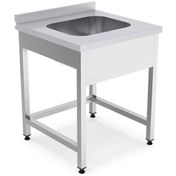 Resim Empero Emp.e.66085-1e Tek Evyeli Tezgah 60x60x85 Cm 