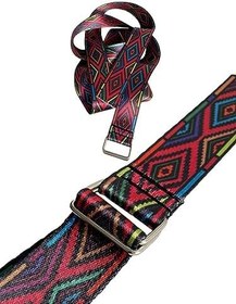 Resim Yoga Kemeri - Desenli Metal Bağlantılı 200 Cm Yoga Kemeri - Yoga Kayışı 