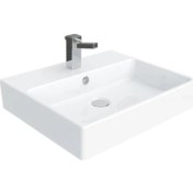 Resim Creavit NX242 Next Setüstü Düz Kare Lavabo 40 x 50 cm 