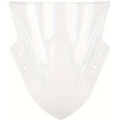 Resim Hightower Beyaz Renk, 10 Renk Seçeneği, Evrensel Akrilik Motosiklet Rüzgarlığı Yüksek Netlik, Rüzgar Koruma 