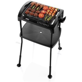 Resim Sinbo SBG-7102A Çift Katlı 2000 W Ayaklı Izgara Siyah 
