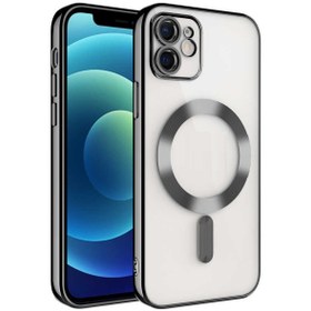 Resim UnDePlus Apple Iphone 12 Kılıf Magsafe Kamera Lensli Korumalı Şeffaf Silikon Kapak 