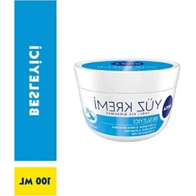 Resim Aesco Nıvea Besleyici Yüz Kremi, 100ML, Makyaj Bazı, 24 Saat Nemlendirici, Hızlı Emilen Yüz Bakım Kremi 