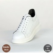 Resim Boy Uzatan Gizli Topuklu Beyaz Spor Ayakkabı Beyaz 