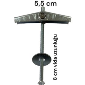 Resim Alçıpan Askı Dübel Yaylı 12x80 5 Adet 