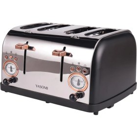 Resim Yasomi YK-628T 4 Dilimli Geniş Yuvalı Ekmek Kızartma Makinesi 