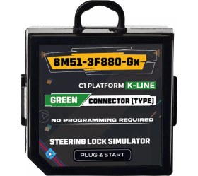 Resim Goldcar Ford | Mondeo | Focus | C-Max | Kuga C1 Platform K-Line İle Uyumlu Direksiyon Kilidi Emülatörü 