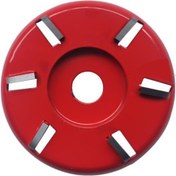 Resim Mufunye Kızıl 16mm Delikli, 6 Dişli Yaylı Profil, Tungsten Çelik Ahşap Oymacılık Diski, Güvenli Tip, 90mm Dış Çap 