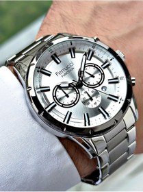 Resim Ferrucci Fr77687 Silver Takvimli&fonksiyonlu Çelik Erkek Kol Saat 