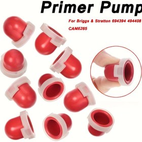 Resim Briggs & Stratton Uyumlu 1 Adet Karbüratör Primer Balonu - Çeşitli Küçük Motor Serileri için Yakıt Primer Pompası Balonları 694394 494408 