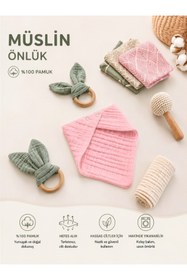 Resim Momynest Müslin Bebek Önlüğü 