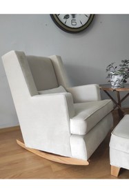 Resim NOSSO HOME Emzirme Koltuğu, Sallanan Koltuk, Tv Koltuğu ( City Meşe ) 