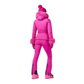 Resim Goldbergh Giselle Faux Border Kadın Pembe Kayak Ceketi 