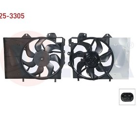 Resim Veka-25-3305 - Fan Motoru Su Radyatoru Davlumbazlı Teklı Fanlı 