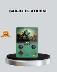 Resim ZERO LAND XMPDBY Retro Taşınabilir Konsol 3.5 IPS Ekran Ergonomik Çift (204559) LR Kontrollü 