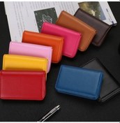 Resim Linjinxu Pu Deri Metal Kartvizitlik Manyetik Lychee Paslanmaz Çelik Kartvizitlik Pembe Diğer Diğer 