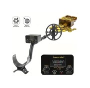 Resim Willowhaven Siyah Tc-200 Metal Dedektörü Yeraltı Derinlik Dedektörü Ayarlanabilir Hazine Avcısı Altın Arama Makinesi Hassas Konumlandırma 