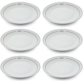 Resim The Mia Round Pasta Tabağı 6 Kişilik Dnr0075 