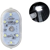 Resim Dokunmatik Sensörlü Mini 6 Led Torpido Lambası Taşınabilir USB Şarjlı Mıknatıslı 