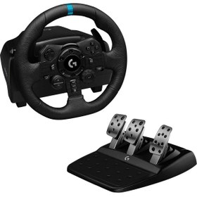 Resim logitech G923 Ps5, Ps4 Ve Pc Ile Uyumlu Yarış Direksiyonu Ve Pedalları 