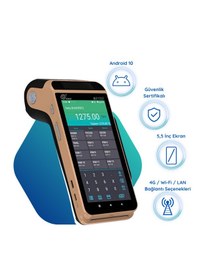 Resim Pax A910sf Android Yazar Kasa Pos - Temassız Ödeme, 4g Ve Wi-fi Destekli 