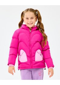 Resim Skechers G Puffer Jacket Büyük Kız Çocuk Mor Mont Sk2520039-3935 Mor 
