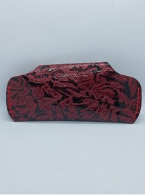 Resim sorte store Hakiki Deri Baskılı Pembe El Yapımı Handmade Gözlük Kılıfı 