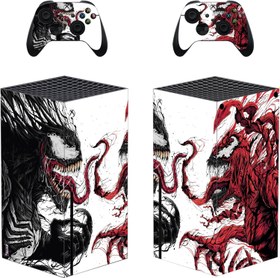 Resim Vanknight Xbox Serisi X Konsol Kontrolörleri Kaplama Çıkartmaları Sarma Vinil Xbox Serisi X Konsol Uzaylı için 