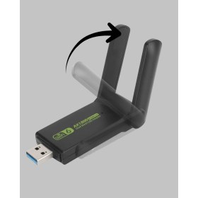 Resim Dual Band USB Wifi Adaptör - 1200 Mbps Hız - Lisinya 