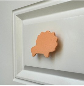 Resim Pomerol Turuncu Aslan Dolap Kulpu - Çocuk Odası, Mutfak Ve Banyo İçin Modern Ve Dayanıklı Mobilya Kulp, Dh 