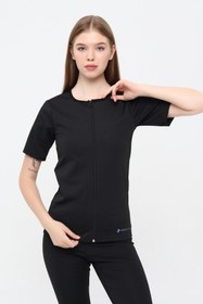 Resim Sauna Fermuarlı Kısakol Body Ve Premium Sauna Agraflı Şort Takım 2018 - S 