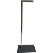 Resim BMK MERMER Kuvars Tuvalet Kağıtlığı, Tuvalet Kağıtlığı (gri - Krom Kaplama):15x24 Cm - H:60 Cm 