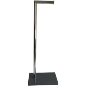 Resim BMK MERMER Kuvars Tuvalet Kağıtlığı, Tuvalet Kağıtlığı (gri - Krom Kaplama):15x24 Cm - H:60 Cm 