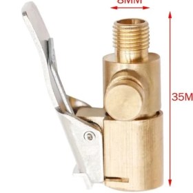 Resim Xiyu Shop No.4 Tarzı Araba Lastiği Hava Aynası Şişirme Pompası Vana Konektörü Klipsli Adaptör Araba Pirinç 8mm Lastik Tekerlekli Vana Şişme Pompa Dropship (Yurt Dışından) 