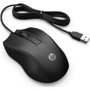 Resim Hp 100 6vy96aa Siyah Optik Kablolu Mouse 1.600 Dpı Hassas Optik Sensörü 001 