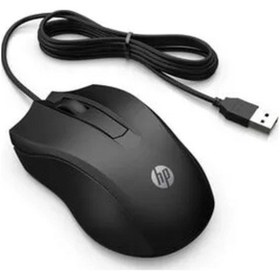 Resim Hp 100 6vy96aa Siyah Optik Kablolu Mouse 1.600 Dpı Hassas Optik Sensörü 001 
