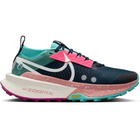 Resim Nike ZoomX Zegama Trail 2 DAR KALIP!! Kadın Mavi Koşu Ayakkabısı-FD5191-400-SPORTXOUTLET 