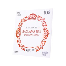 Resim Ugar Kısa Sap Bağlama Teli (0.18) 