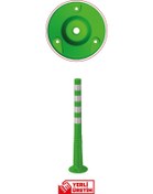 Resim 22036 Ub R Tpu-tpe S Şerit Ayırıcı Esnek Delinatör 100 Cm X 80 Mm Yeşil 