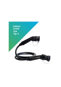 Resim Filşarj Ac Tip-2 22 KW 3 M Elektrikli Araç Şarj Kablosu 
