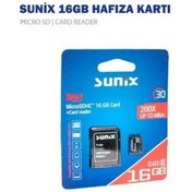 Resim Sunix 16Gb Micro Sd Hafıza Kartı 