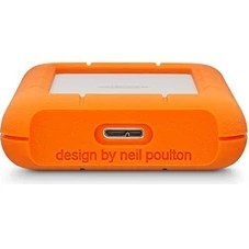 Resim Lacie Rugged 4 Tb Taşınabilir Harici Sabit Sürücü, 2,5 Inç, Pc ve Mac, Dahil. Usb-A Kablosu Olmadan Usb-C, Dahil. Kurtarma Hizmeti (STFR4000800) 