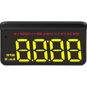 Resim Tongdashop M5 Hud Obd2 Araç Bilgisayarı Sarı Dijital Ekran Hız Göstergeli Ön Cam Projektör 