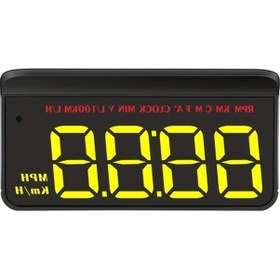Resim Tongdashop M5 Hud Obd2 Araç Bilgisayarı Sarı Dijital Ekran Hız Göstergeli Ön Cam Projektör 