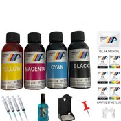 Resim PERFECT PRINT Hp Yazıcılar Için Uyumlu Kartuş Dolum Seti 4x100 Ml 