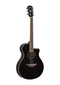 Resim Yamaha Apx600bl Thin Line Cutaway Elektro Akustik Gitar Siyah 