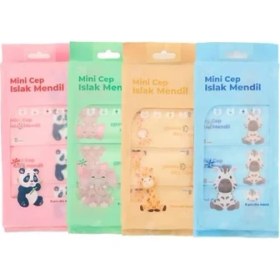 Resim Mini Cep Islak Mendili 